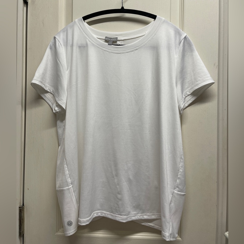 T by Talbots active slub  tshirt NWT